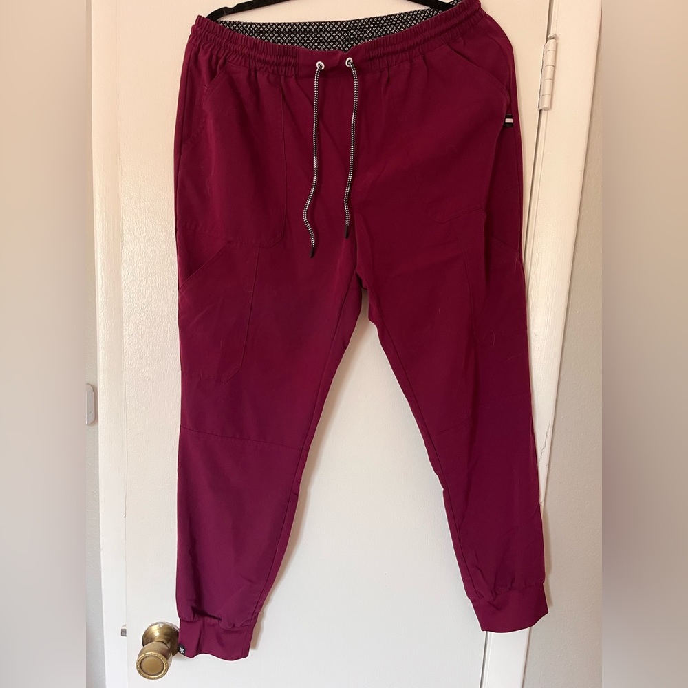 Beyond Scrubs Maroon Jogger M/R